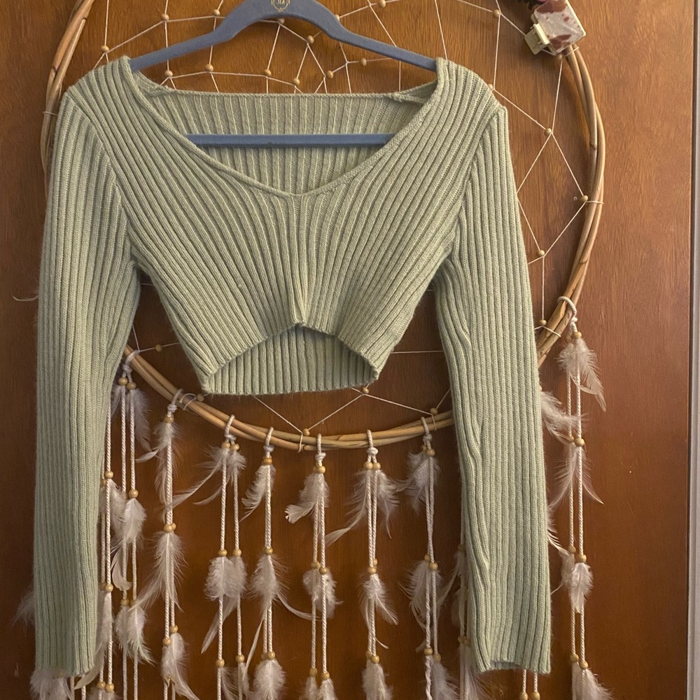 cropped sweater